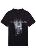 FesFas zebra-print T-shirt | Black