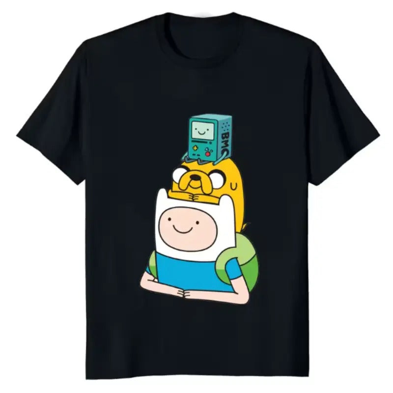 Adventure Time Vintage Funny Comic Carroon Retro Graphic Tees, Crew Neck, Size S- 3XL, Menswear Top, Womenswear Top...
