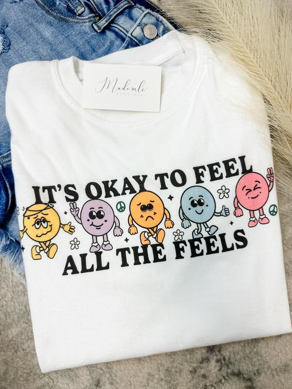 All The Feels Graphic Tee Hoodie, Sweatshirt | GrindPrints.com