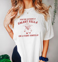 Are You Smart Fella Fart Smella? Retro Cartoon Embrace Nostalgic Humor! Top Womenswear Top Womenswear Underwear Lady Streetwear Summer Comfort Casual Round Neck T-Shirts, Hoodie, Sweatshirt