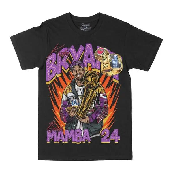 Black Mamba "24" Graphic Tee | Vintage Tee Graphic T-Shirt Sweatshirt Hoodie | Sport Tee - Gift For Fan | GrindPrints.com