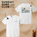Chicken Joe Funny Meme Shirt, Great Wave of Kanagawa Design, Surfs Up Tee, Front and Back Printing Shirt, Comfort Colors,...