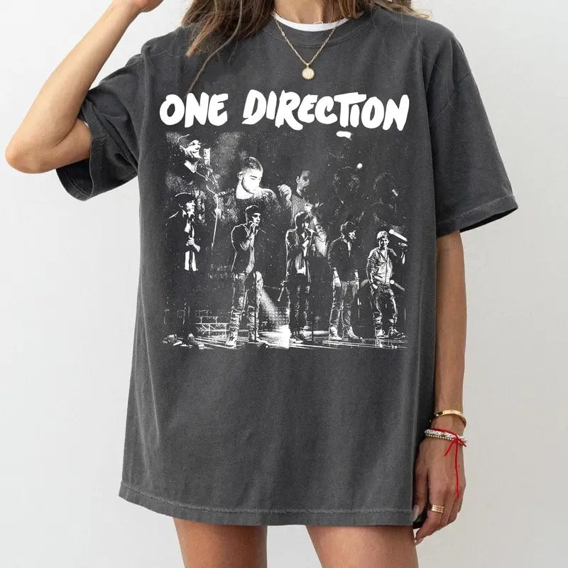 Comfort Colors Retro One Direction Band Shirt One Direction Music Country Shirt One Direction World Tour Shirt Fan T-Shirts, Hoodie, Sweatshirt
