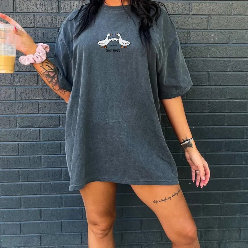 Comfort Colors Women's Goosebumps Graphic T-Shirt - Short Sleeve Casual Cotton Tee Hoodie, Sweatshirt | GrindPrints.com