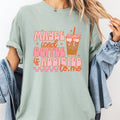 Comfort Colors Women's Short Sleeve Cotton Graphic T-Shirt - Maybe Iced Coffee Is Addicted to Me
