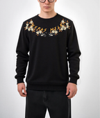 FesFas flowers-print Sweatshirt | Black