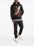 FesFas godfall-print Hoodie | Black