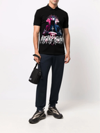 FesFas believer-print Polo Shirt | Black