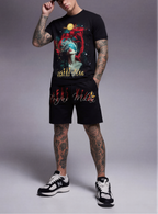 FesFas fantasy-print T-shirt Set | Black
