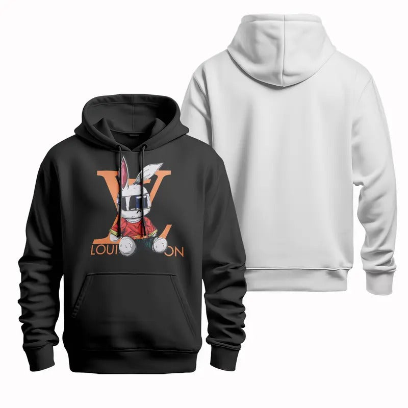 Cool Bunny in LV - Style: Must - Have Streetwear Tee for US Trendsetters Hoodie, Sweatshirt | GrindPrints.com