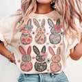 Coquette Easter Bunny Floral DTF Transfers - THIS IS NOT A SHIRT Hoodie, Sweatshirt | GrindPrints.com