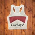 Cowboys - Cropped Tank Top, Y2K Shirt, Political Activism Baby Tee, LGBTQ Rights Baby Tee, Free Speech, Feminist Shirt,...