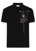 FesFas Anubis-print Polo Shirt | Black