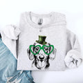 Dachshund Adorable Dog St Patrick'S Day Lucky Irish Crew Neck T-Shirts, Hoodie, Sweatshirt