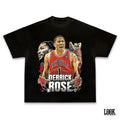 Derrick Rose Graphic Tee | Vintage Tee Graphic T-Shirt Sweatshirt Hoodie | Sport Tee - Gift For Fan | GrindPrints.com
