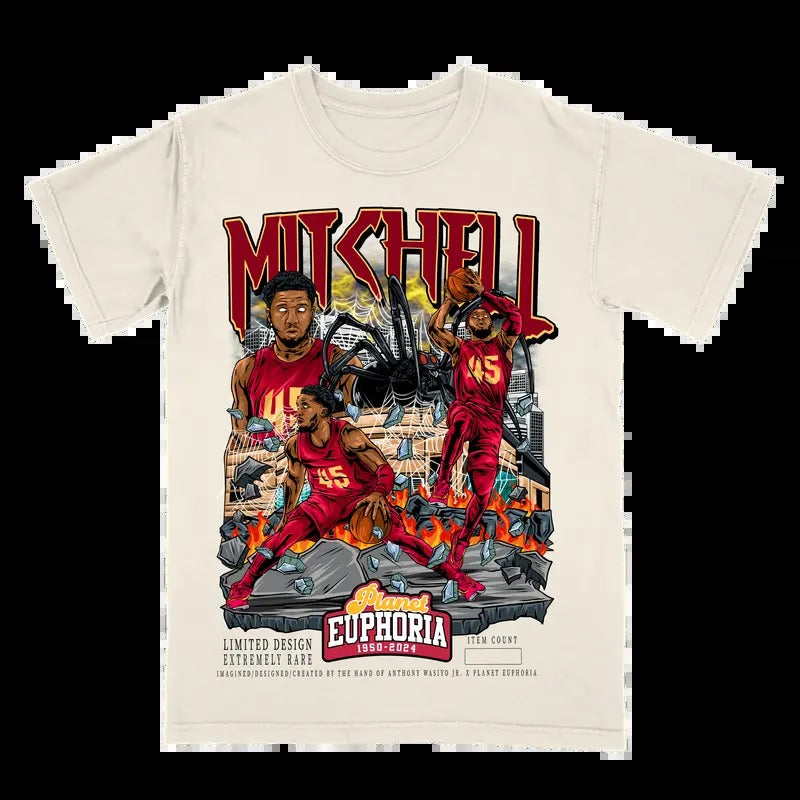 Donovan Mitchell Tee - Soft and Comfortable Shirt - Unisex - Graphic T-Shirtstyle{n002}2 Hoodie, Sweatshirt | GrindPrints.com