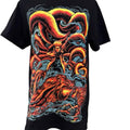 Dragon Rojo Men's T-Shirt - Short Sleeve Crewneck with Vibrant Graphic Design, Ideal for Casual Wear and Street Style