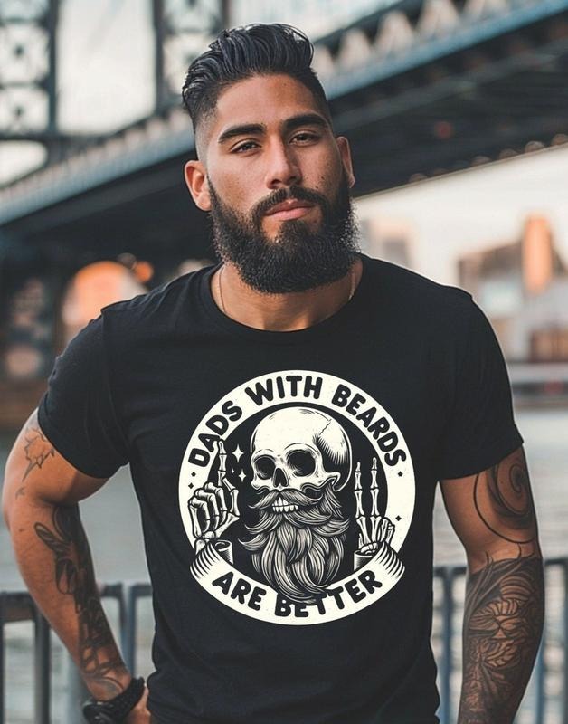 Father's Day Gifts Dad's with Beards Are Better T Shirt Hoodie Sweater, Father's Day, Father's, Shirt, DAD, Funny Dad...