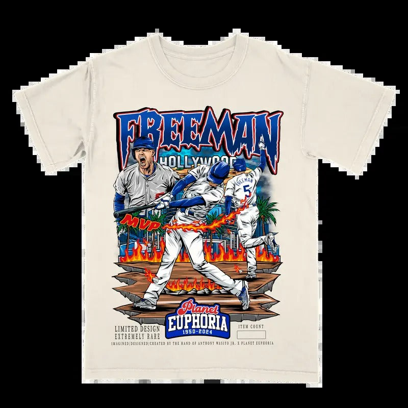 Freddie Freeman V2 Tee - Soft and Comfortable Shirt - Unisex - Graphic T-Shirt Hoodie, Sweatshirt | GrindPrints.com