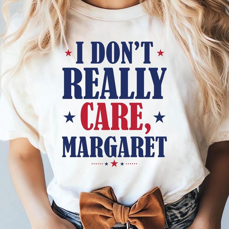 Funny I Don't Really Care Margaret, Vintage I Don't Really Care Margaret, Funny digital download, Funny Minimalist JD...