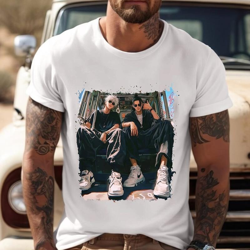 Gojo And Geto Ver 2 Tshirt, Jujutsuuuu Kaiiiisen Shirt, Gojo Geto Merch Shirt, Manga Shirt, Anime Shirt, Anime Lover Tee,...