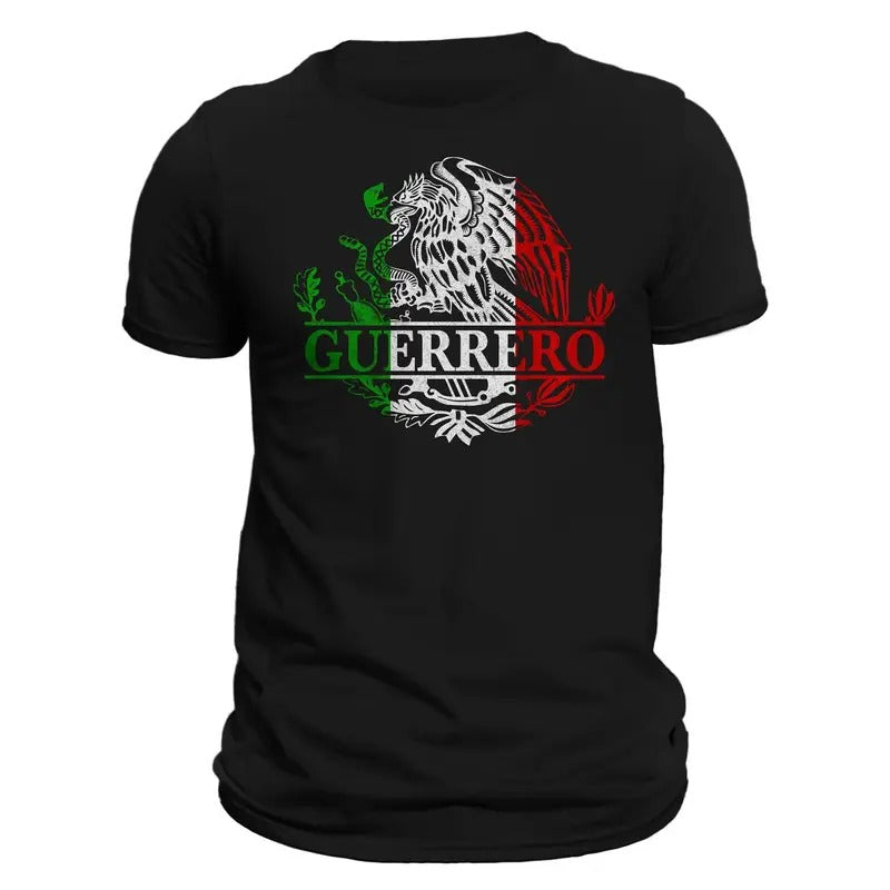 Guerrero Mexico Eagle Emblem Mexican T-Shirt Hoodie, Sweatshirt | GrindPrints.com