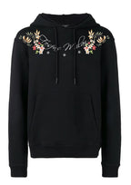 FesFas flower-print Hoodie | Black