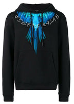 FesFas Wings-print Hoodie Set | Black