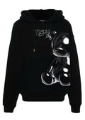 FesFas bear-print Hoodie | Black