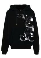 FesFas bear-print Hoodie | Black