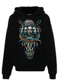 FesFas snake faces-print Hoodie | Black