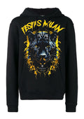 FesFas jaguar-print Hoodie | Black