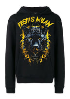 FesFas jaguar-print Hoodie | Black