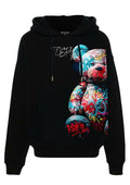 FesFas teddy bear-print Hoodie | Black