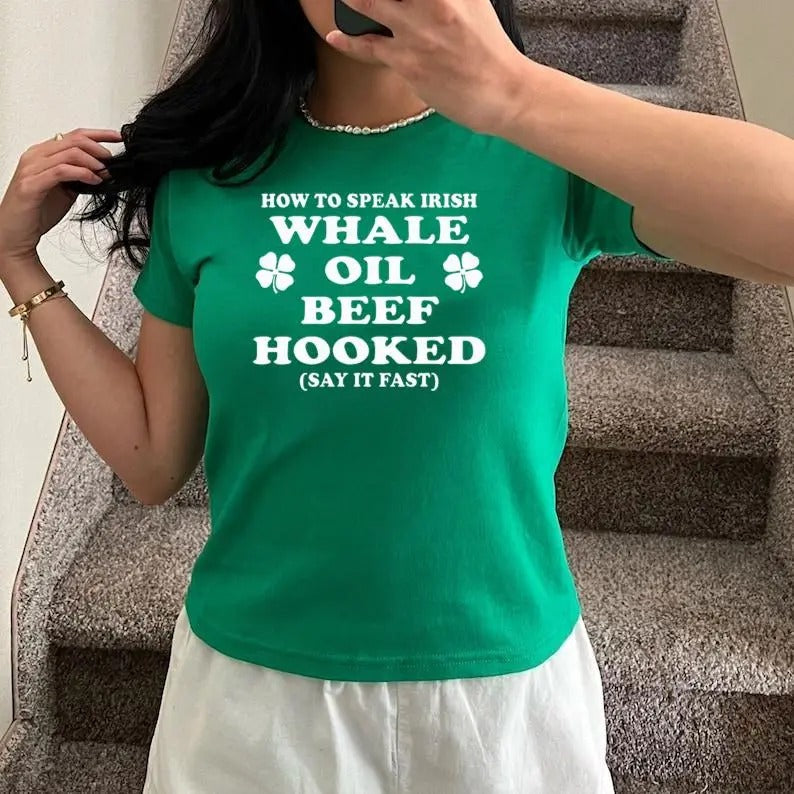 Happy St Patrick's Day Ireland Shamrock Baby Tee Pub Beer Paddy's Day Irish Paddies
