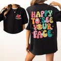 Happy To See Your Face Teacher Shirt,Teacher Shirts, Teacher Back To School Shirt, First Day of School Shirt, Groovy...