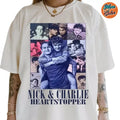 Heart Stopper Merch Nickk And Charliee Movie Vintage Shirts, Cotton Unisex T-Shirt, Crew Neck, Size S- 3XL, Menswear Top,...