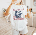 I'm a Delight T-Shirt, First of All, Vintage Possum Tshirtstyle{n002}2 Hoodie, Sweatshirt | GrindPrints.com