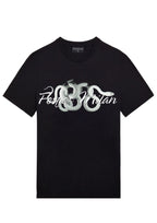 FesFas snake-print T-shirt | Black