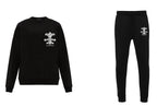 FesFas Graphic-print Sweatshirt Set | Black