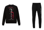 FesFas Warrior-print Sweatshirt Set | Black