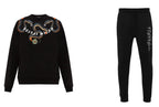 FesFas Snake-print Sweatshirt Set | Black