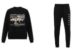FesFas Graphic-print Sweatshirt Set | Black