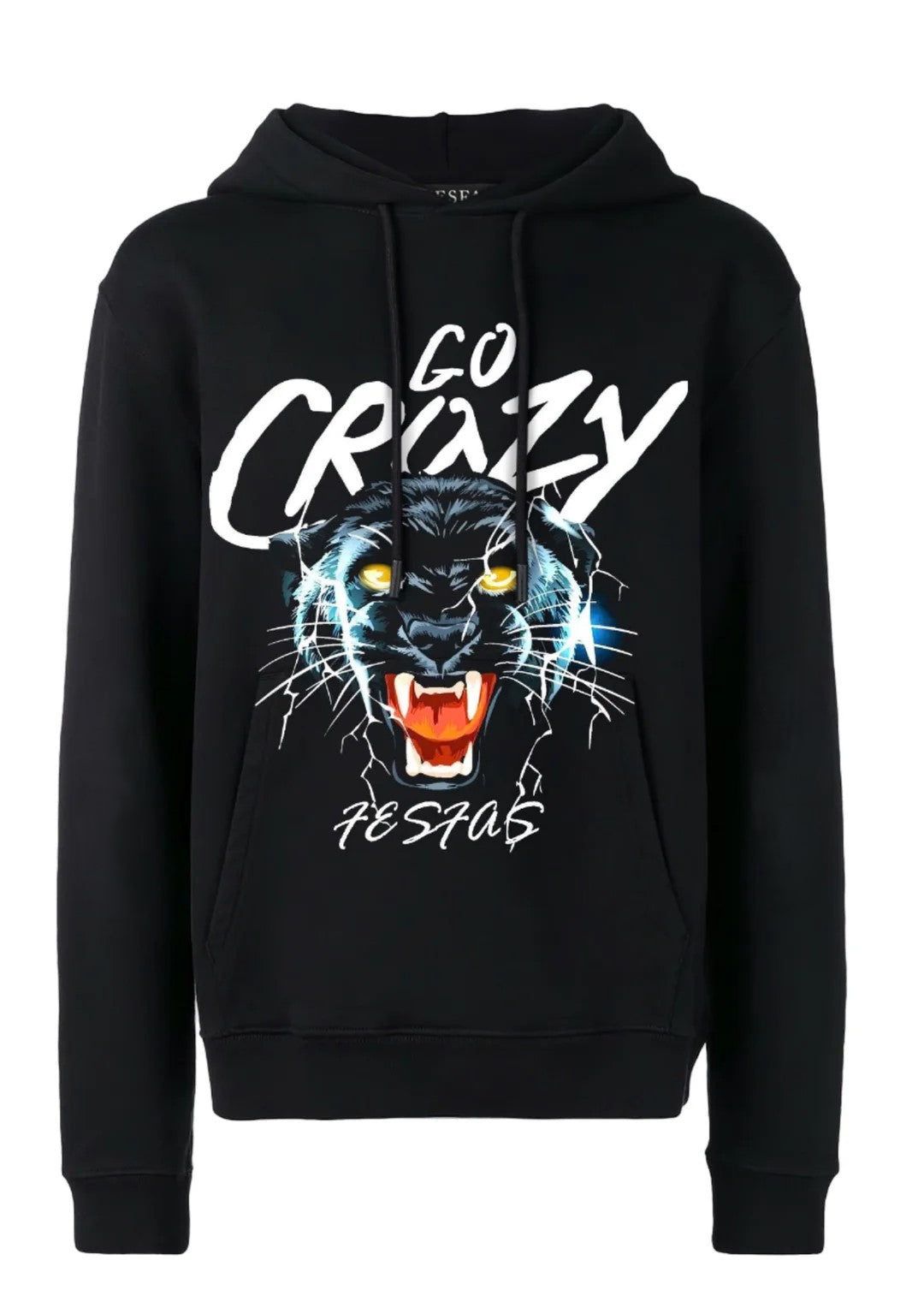 FesFas black panther-print Hoodie | Black