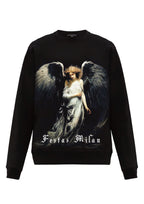 FesFas Angel-print Sweatshirt Set | Black