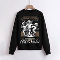 FesFas Angels-print Sweatshirt Set | Black