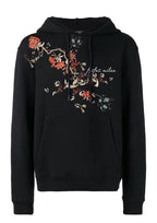 FesFas flower-print Hoodie | Black