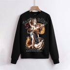 FesFas Angel-print Sweatshirt | Black