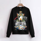 FesFas playful dog-print Sweatshirt | Black