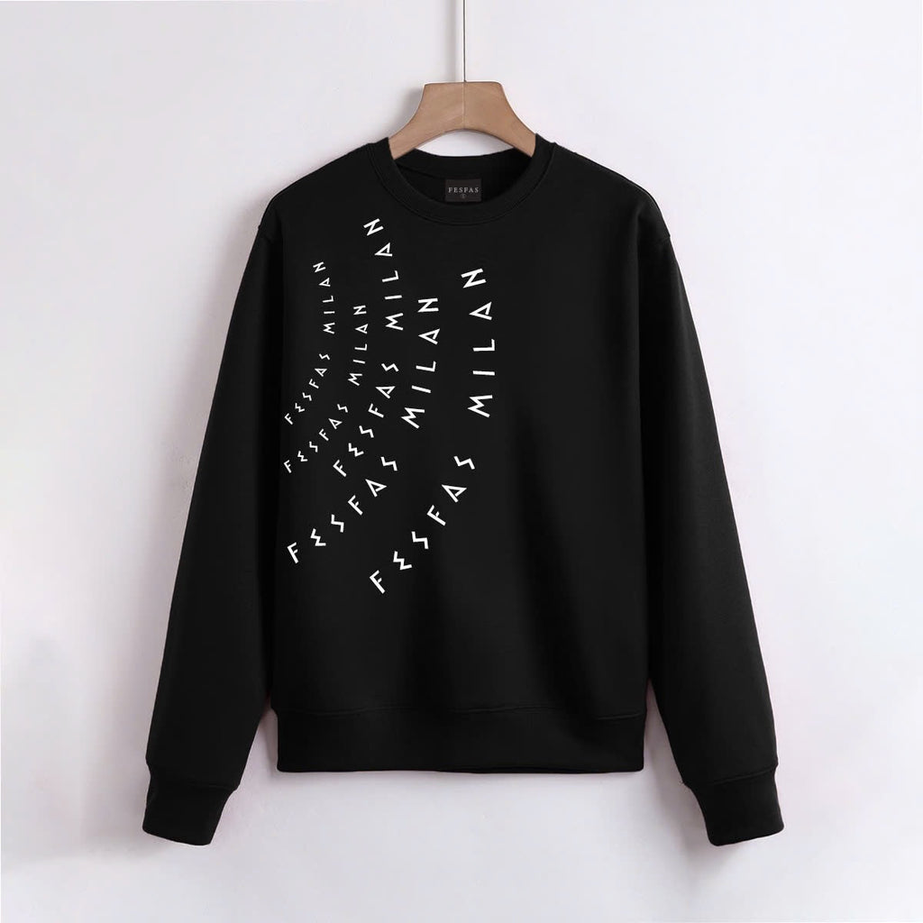 FesFas graphic FesFas-print Sweatshirt | Black